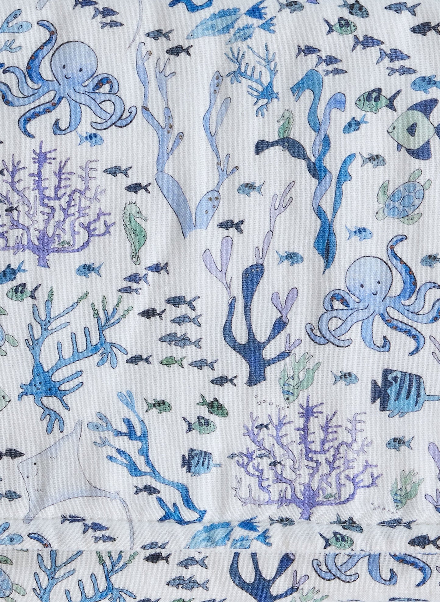 Baby Burp Cloth - Coral Reef