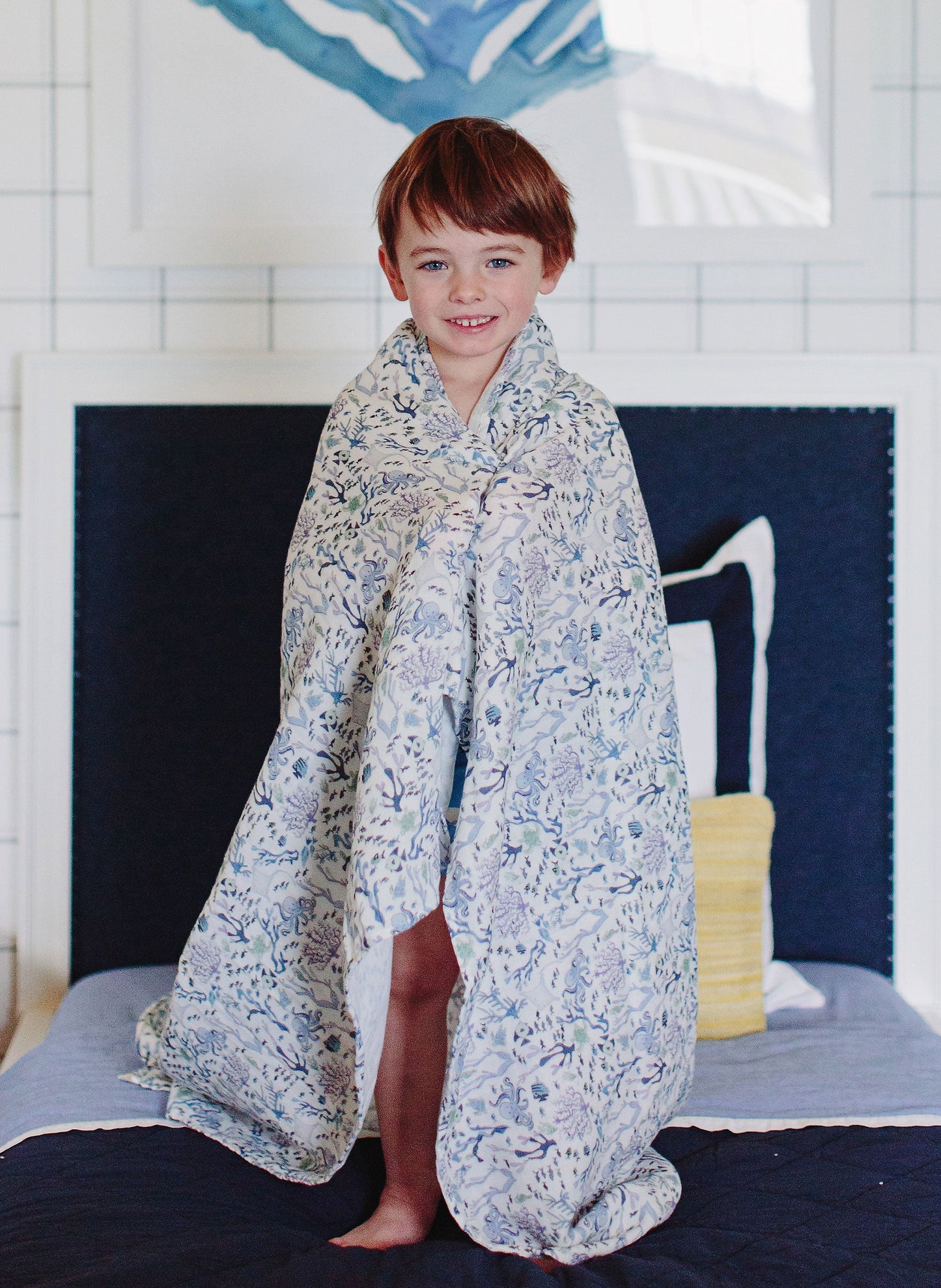 Shawl Blanket - Coral Reef