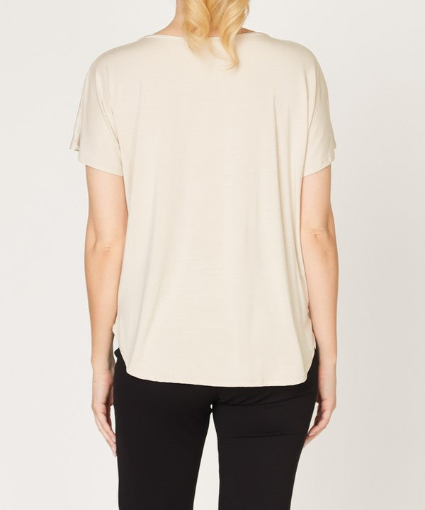 Bamboo Casual Dolman Sleeve Top