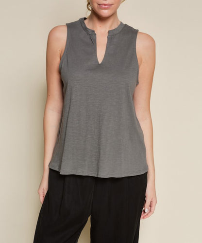 V Shape Sleeveless Top