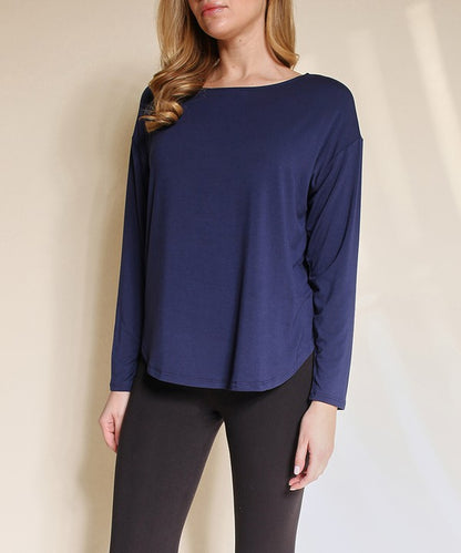 Bamboo Dolman Long Sleeve Top