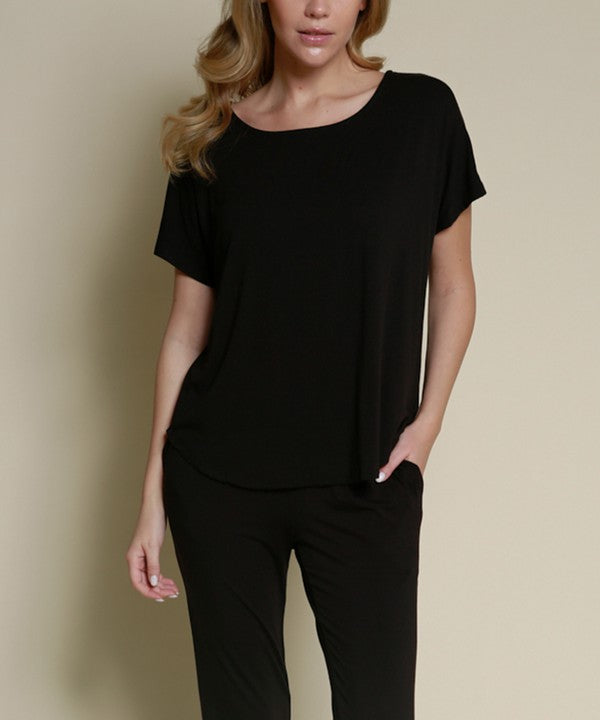 Bamboo Casual Dolman Sleeve Top