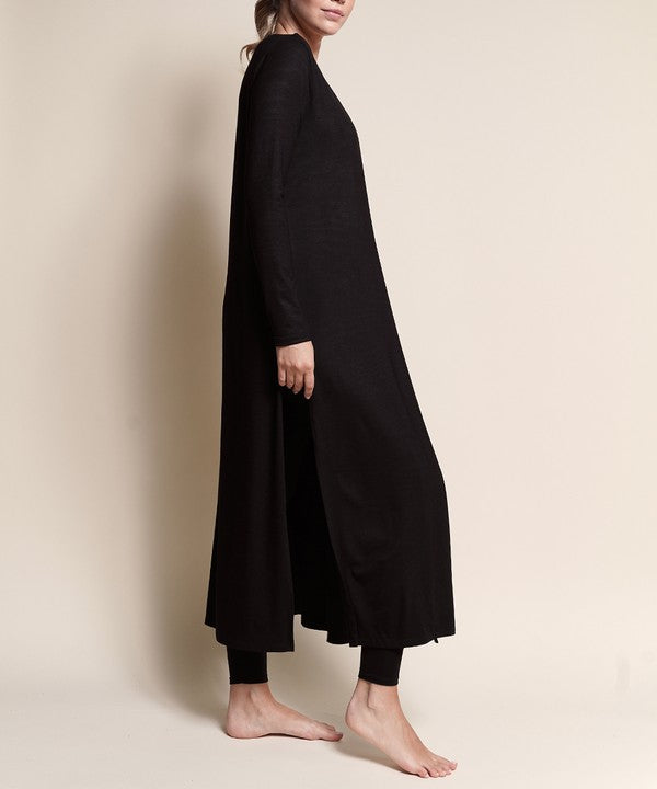 Bamboo Maxi Long Cardigan