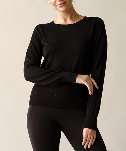 Bamboo Sweater Crew Neck Top