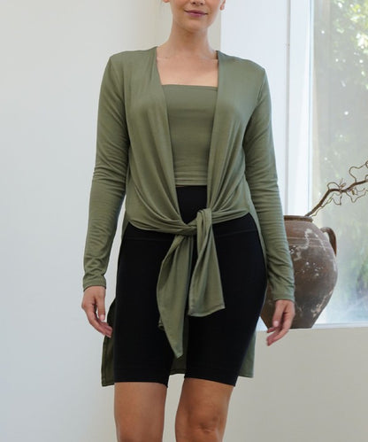 Bamboo Long Cardigan