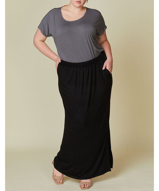 Bamboo Classic Skirt For Curvy