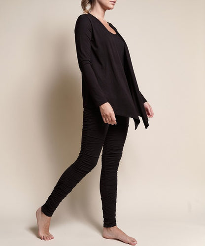 Bamboo Simple Tie Front Cardigan