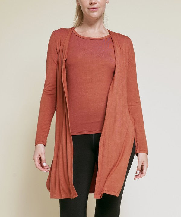 Bamboo Long Cardigan