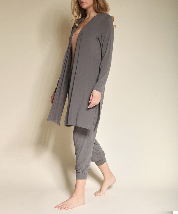 Bamboo Long Cardigan