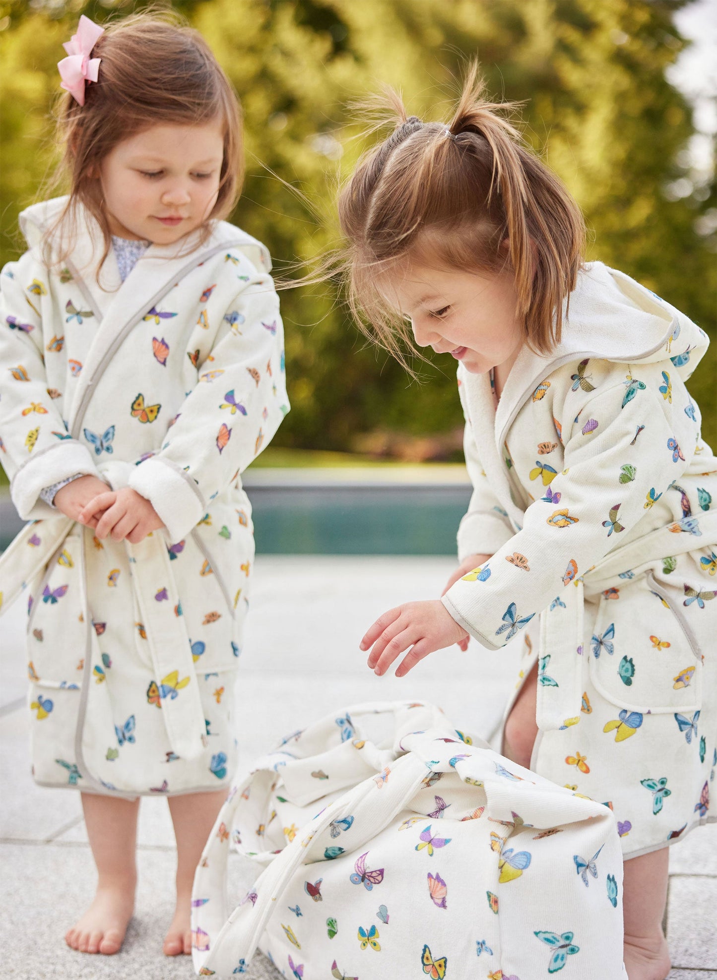 Greenwich Organic Children’s Bathrobe – Madame Butterfly