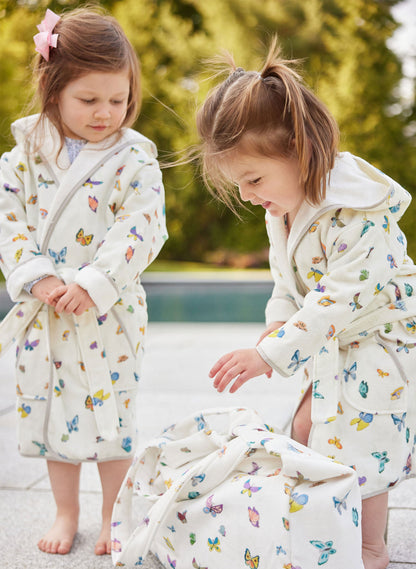 Greenwich Organic Children’s Bathrobe – Madame Butterfly