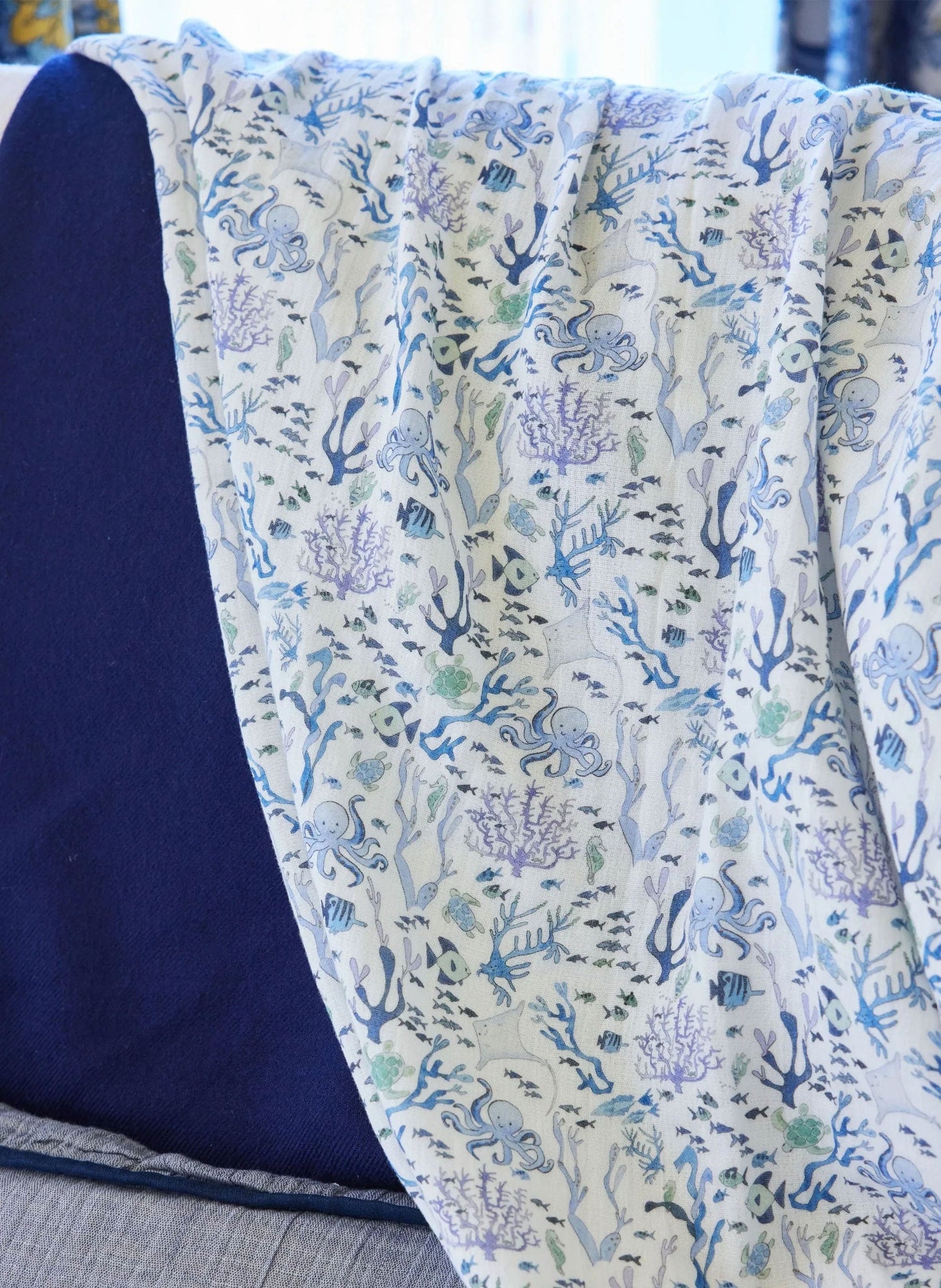 Shawl Blanket - Coral Reef