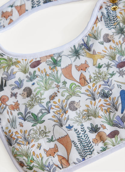 Baby Classic Bib - Foxy Forest