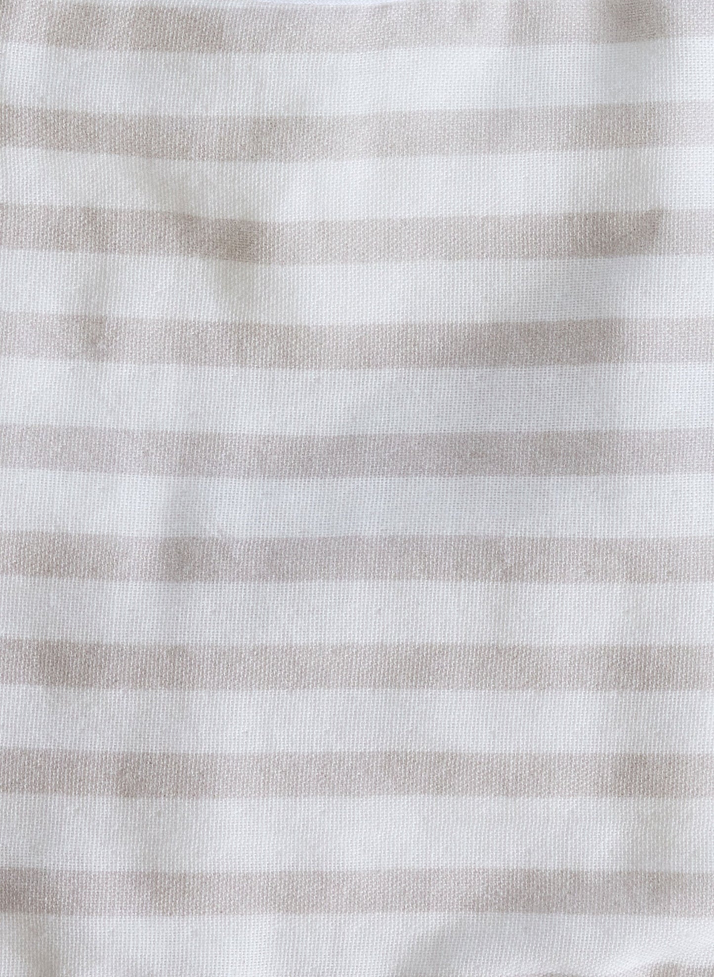 Baby Classic Bib - Sand & White Stripe