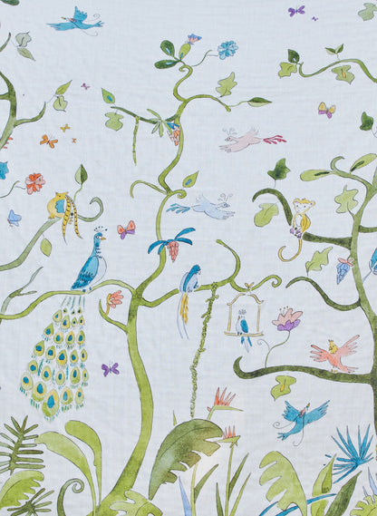 Shawl Blanket - Tropical Chinoiserie