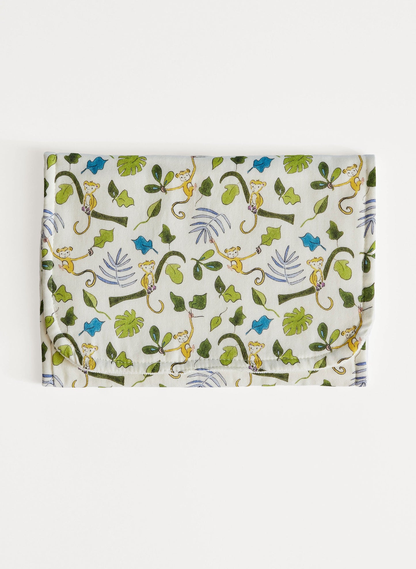 Baby Burp Cloth - Happy Monkey