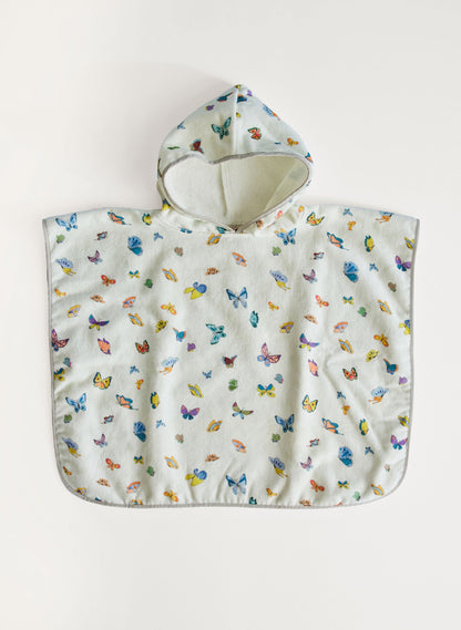 Children's Organic Swim Poncho - Madame Butterfly