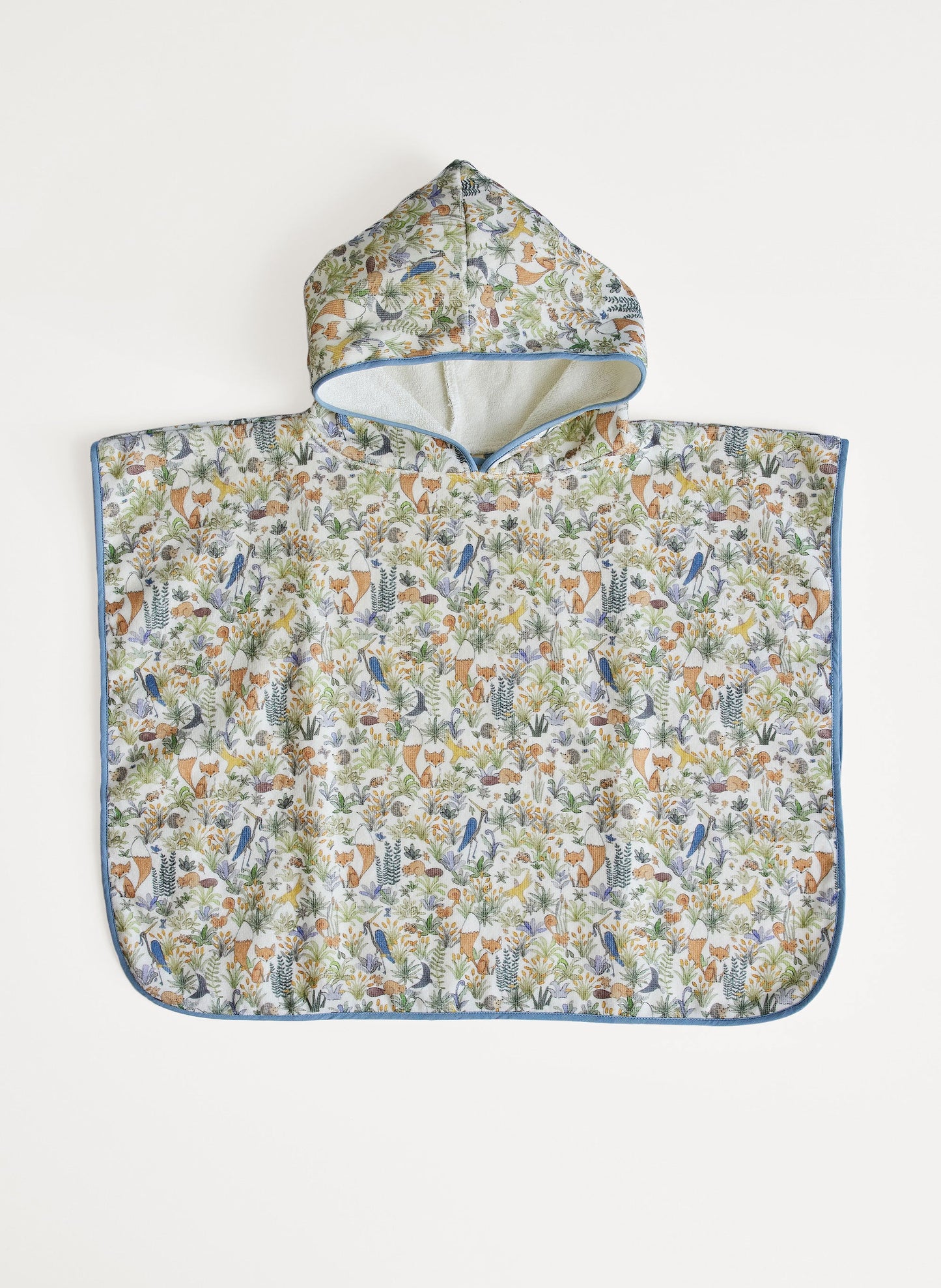 Children's Organic Swim Poncho - Foxy Forest