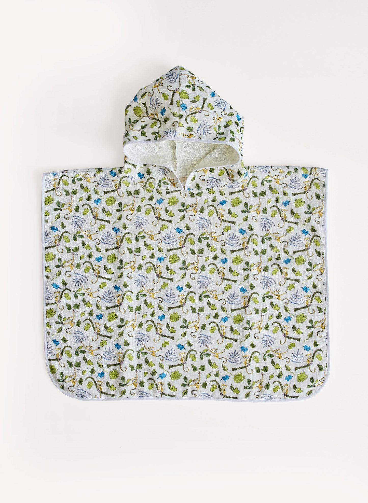 Children's Organic Swim Poncho - Happy Monkey