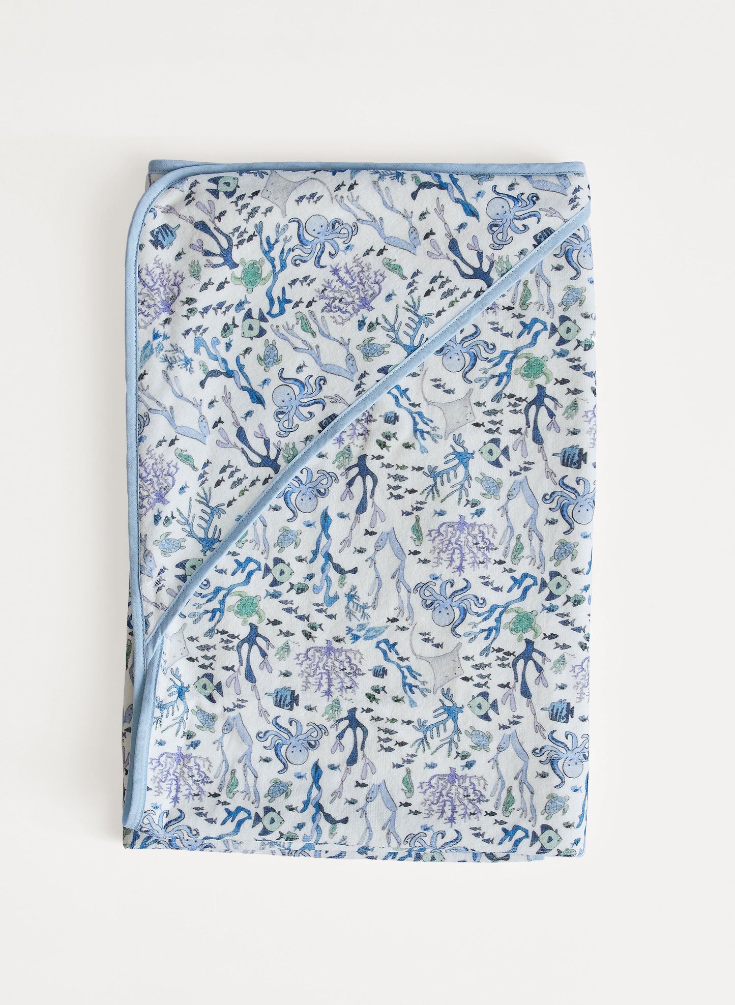 Hooded Bath Towel - Coral Reef
