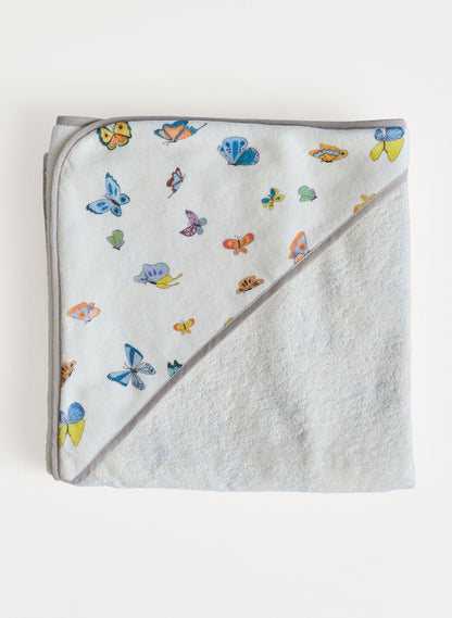 Hooded Bath Towel - Madame Butterfly