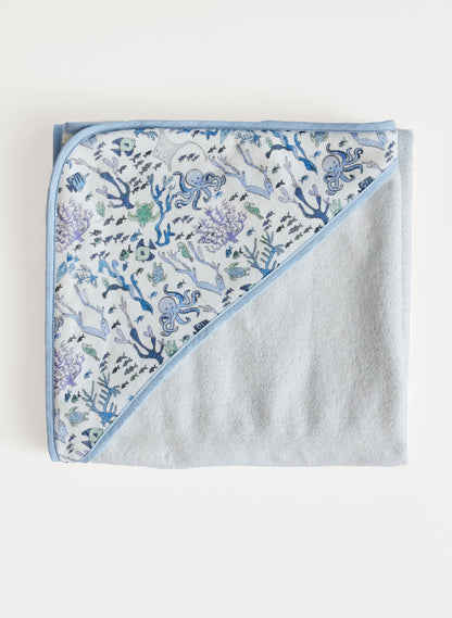 Hooded Bath Towel - Coral Reef