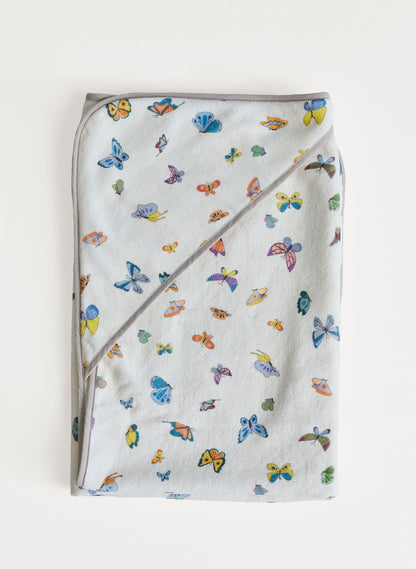 Hooded Bath Towel - Madame Butterfly