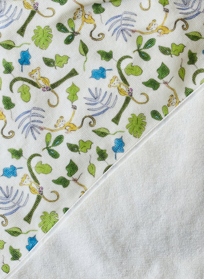 Hooded Bath Towel - Happy Monkey