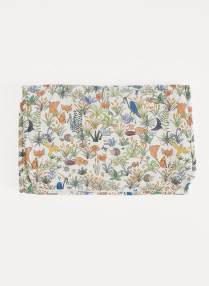 Baby Burp Cloth - Foxy Forest