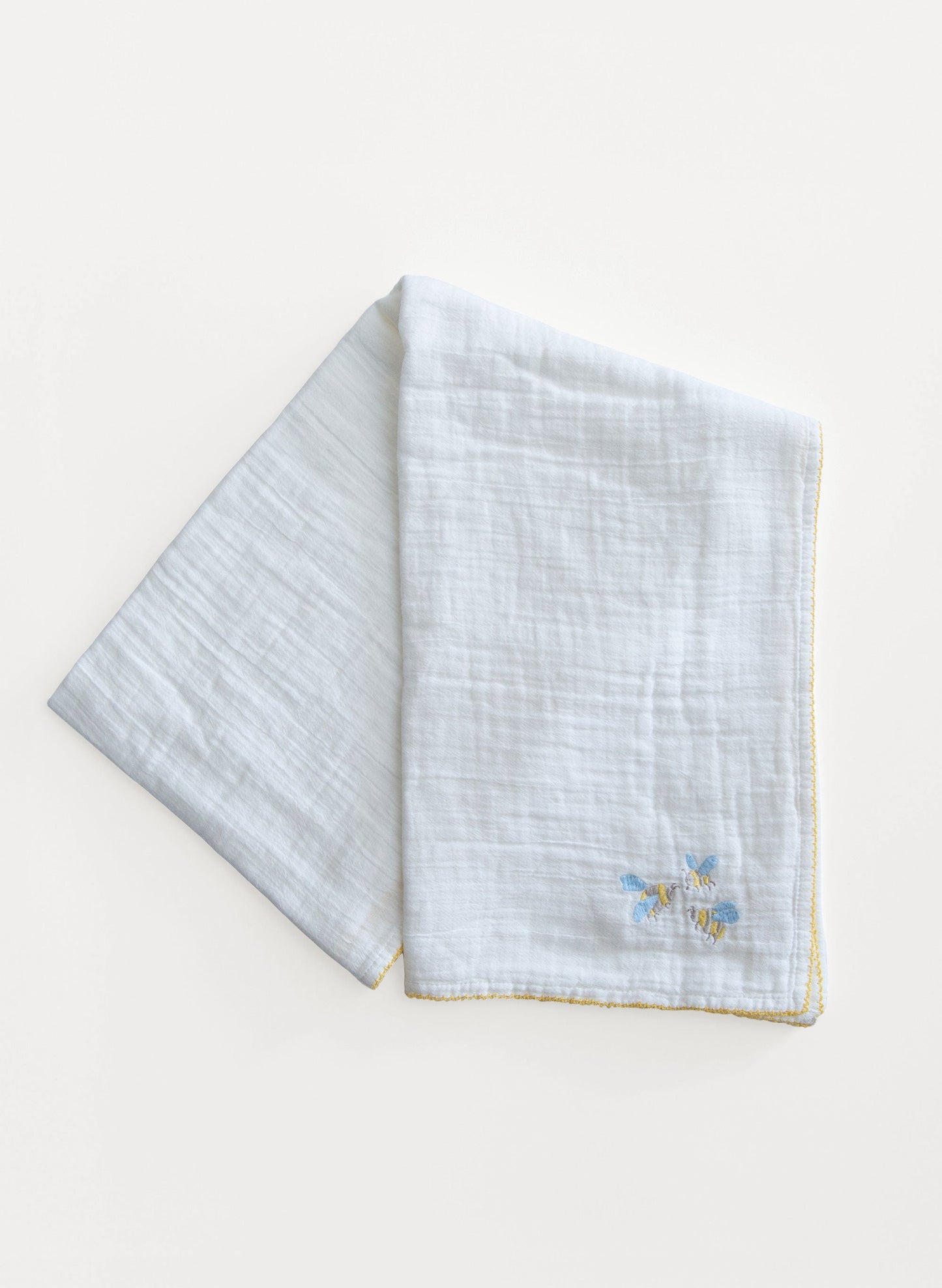 Shawl Blanket - Embroidered Bee