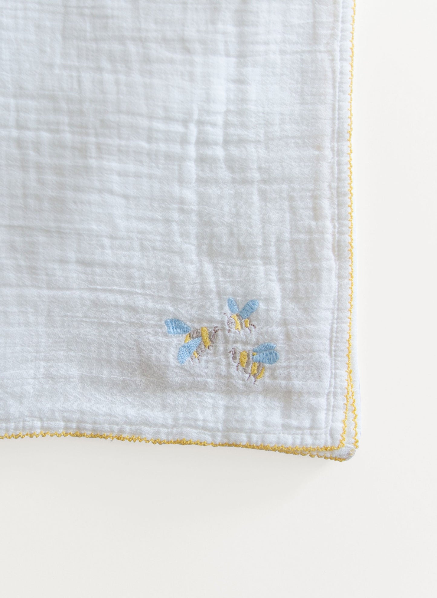 Shawl Blanket - Embroidered Bee