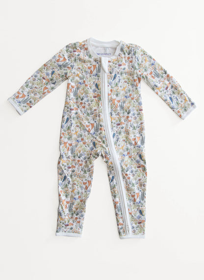 Baby Zippered One-Piece - Foxy Forest