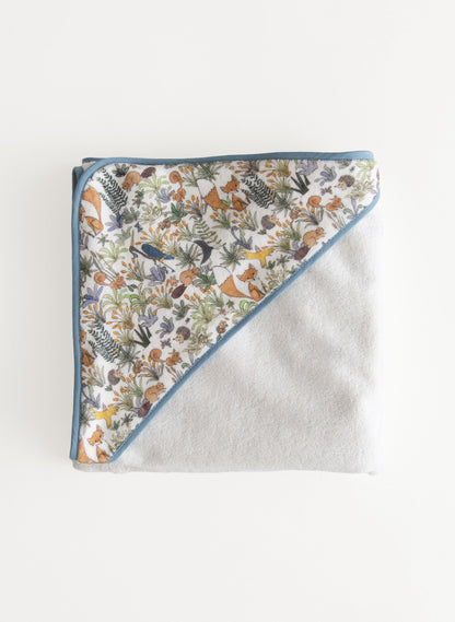 Hooded Bath Towel - Foxy Forest