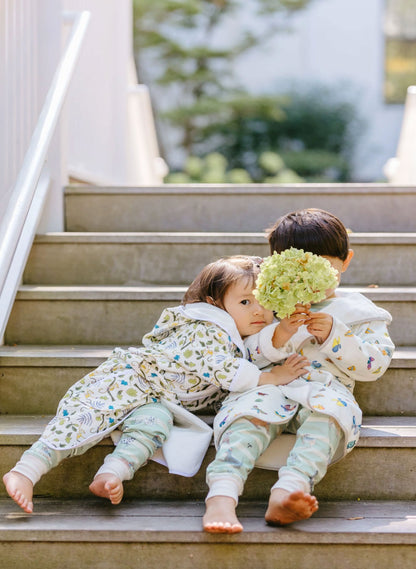 Greenwich Organic Children’s Bathrobe - Happy Monkey