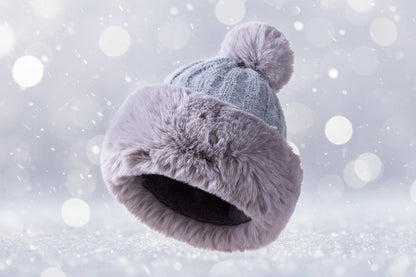 Women’s Winter Princess Mongolian Hat – Warm Plush Fur Fashion Hat