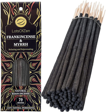 Frankincense and Myrrh Incense Sticks (70 Pack)