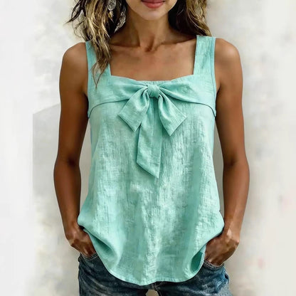 Women's Square-Neck Wide-Strap Sleeveless Tank Top