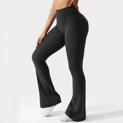🖤 Women's High-Waisted Cargo Pocket Workout Leggings