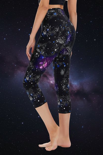 Cropped High-Rise Print Leggings – USA Flag Print Patriotic Workout Pants - 19 Styles