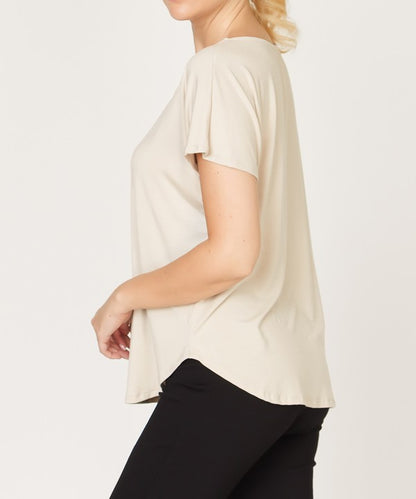 Bamboo Casual Dolman Sleeve Top