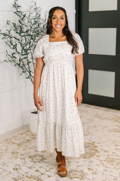 Angelcore Square Neck Dress