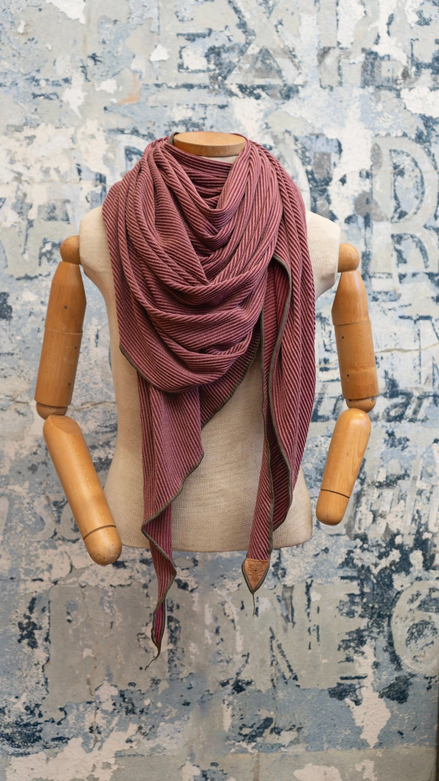 Burgundy DNA Scarf