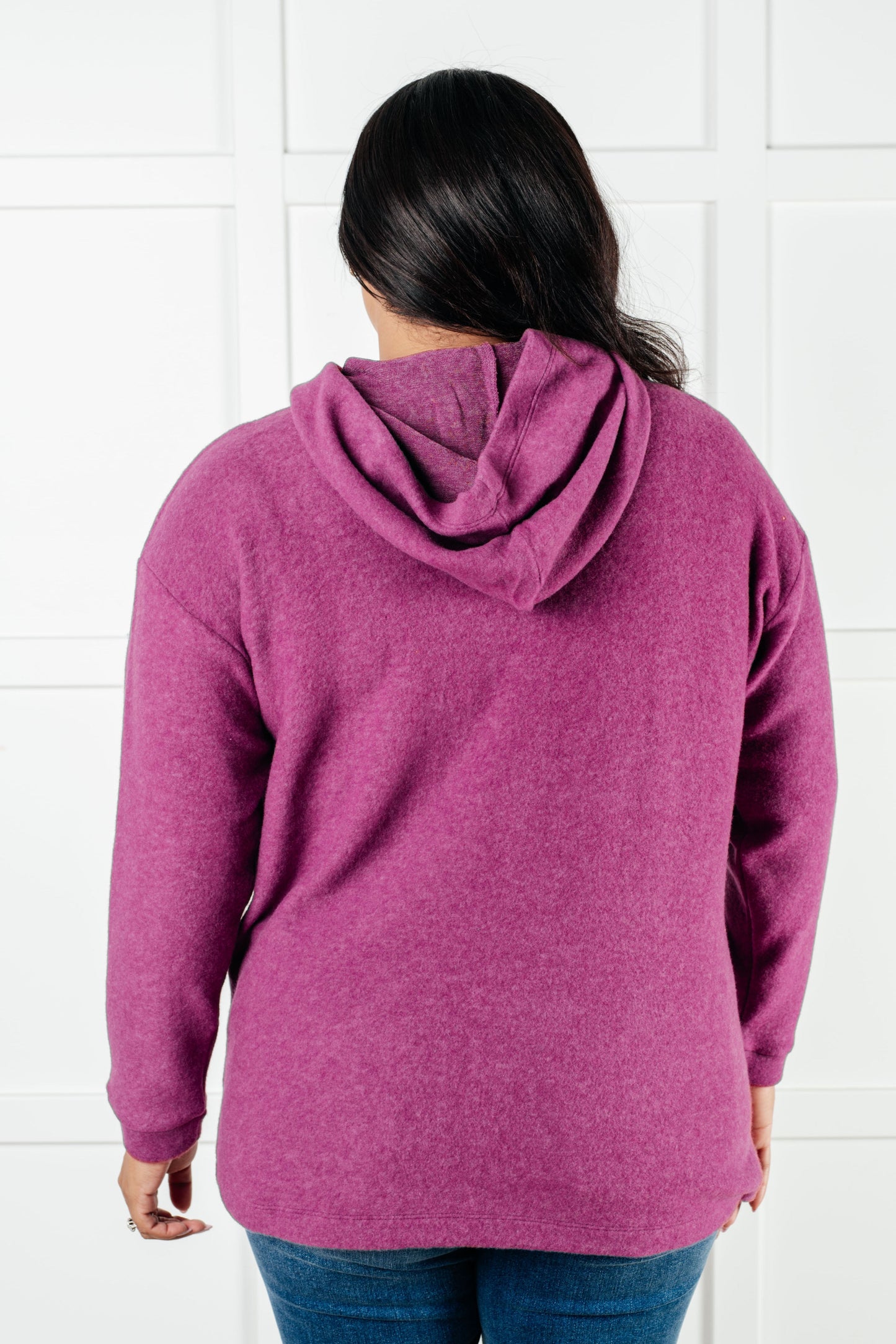 Basically My Favorite Hooded Pullover in Light Plum