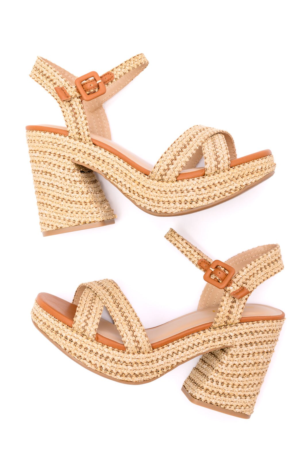 Bon Voyage Rope Woven Heel Shoes-