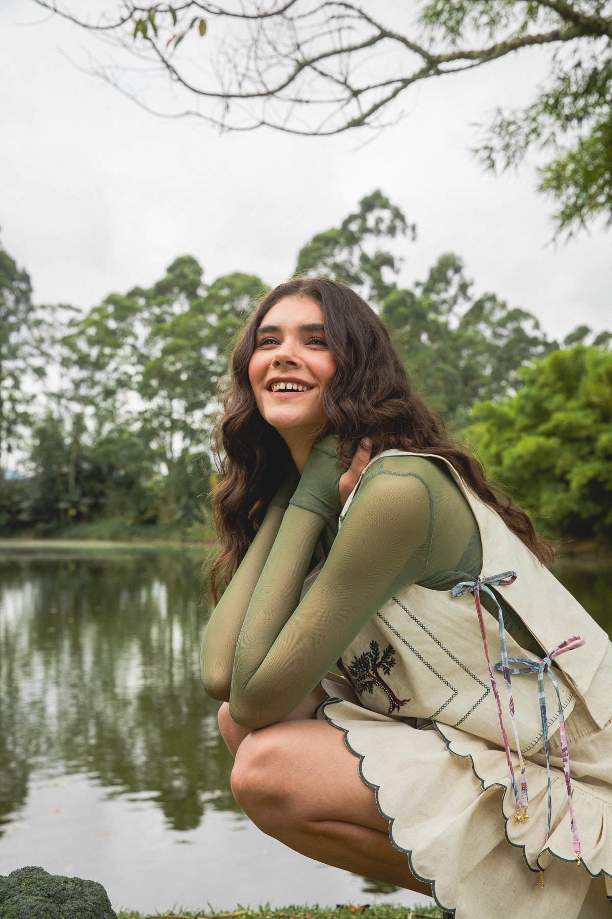 Camiseta Mesh Prana Verde