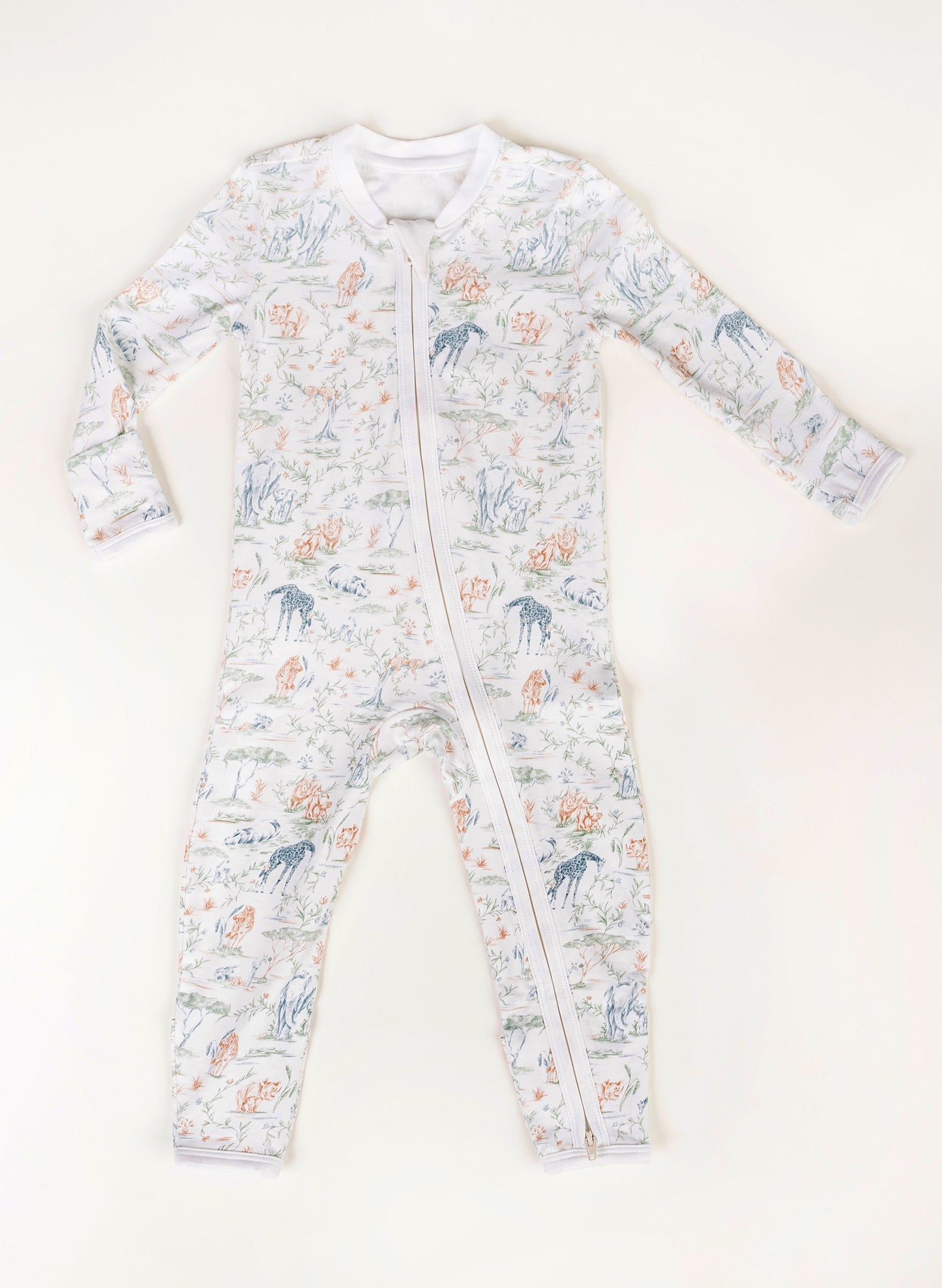 Baby Zippered One-Piece - Sweet Savanna