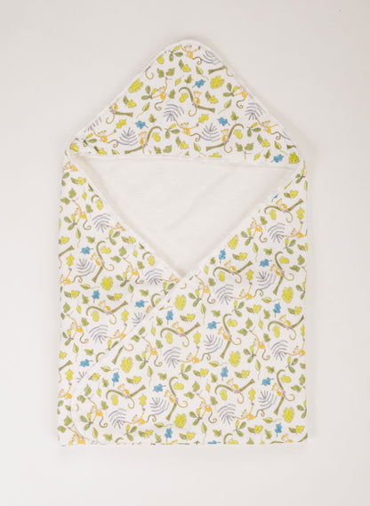 Hooded Bath Towel - Happy Monkey