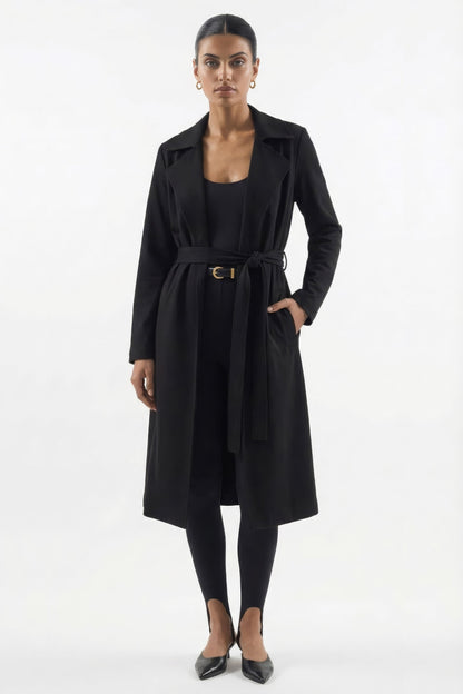 The Meridian Knit Trench