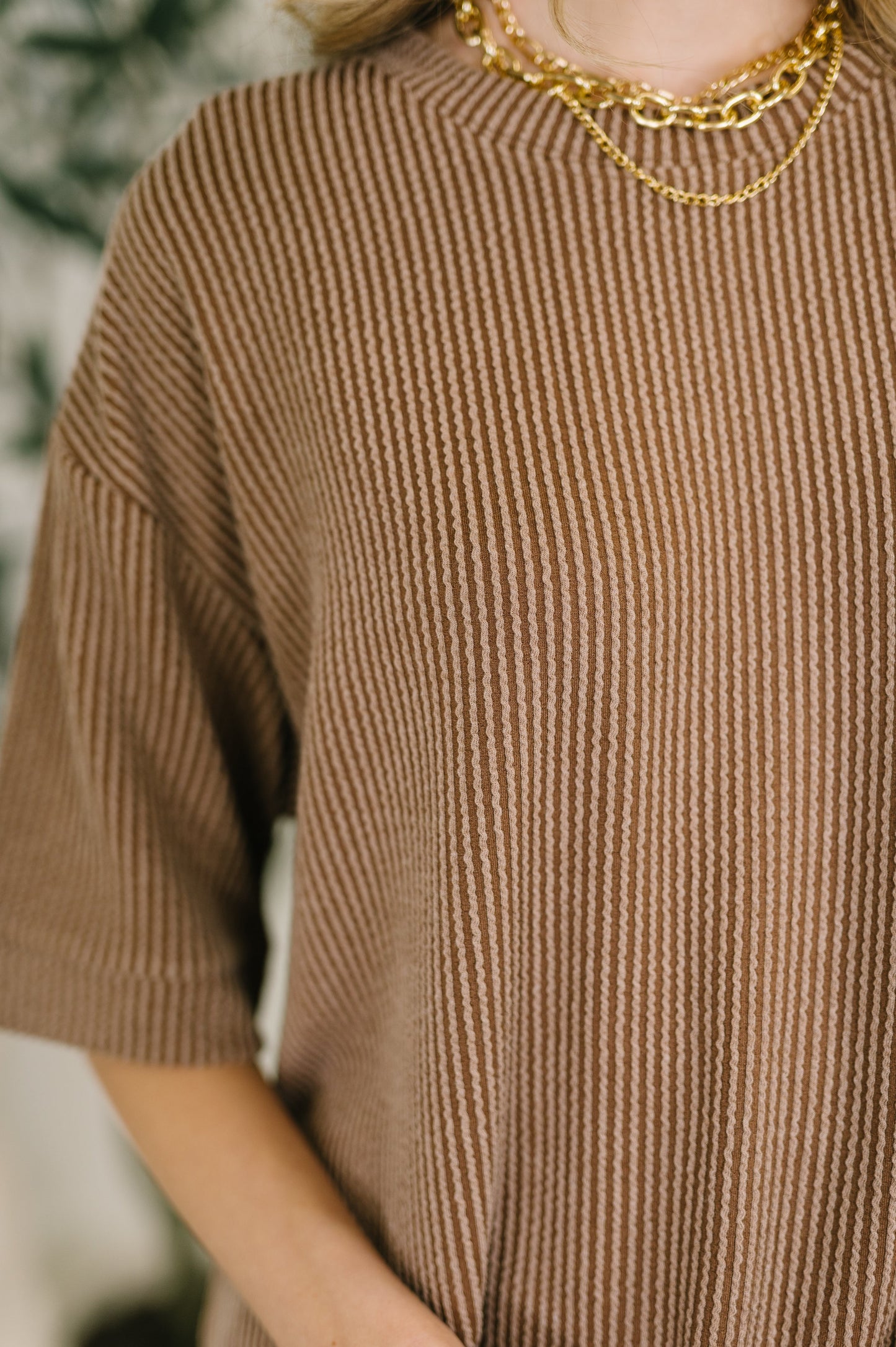 Fight the Feeling Top and Bottom Set in Brown