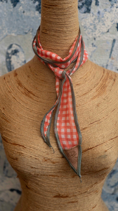 Gingham Summer Neck Scarf